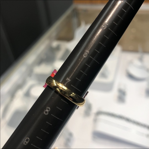 Coach Women Purple, Red and Gold Ribbon Bow Ring - Picture 5 of 5